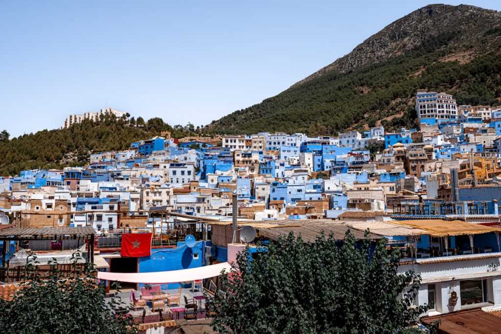 The blue-washed medina of Chefchaouen